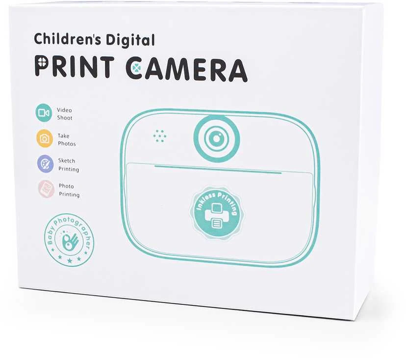 Hurtel Mini Thermal Spausdintuvas for Kids with Camera and Camcorder - Rožinė