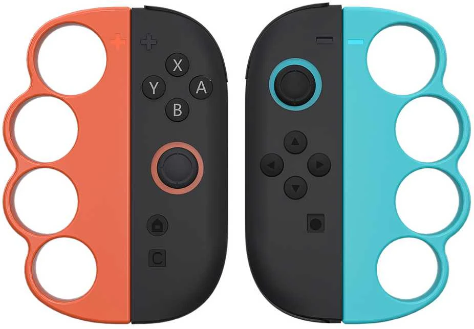 Hurtel Nintendo Switch 23-in-1 Family Priedas Pack 2 - Oranžinis and Mėlyna Set