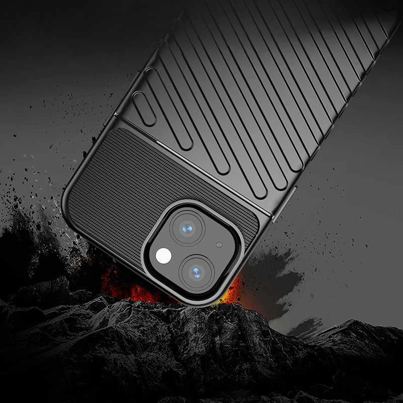 Hurtel Thunder dėklas skirtas iPhone 13 mini, žalias