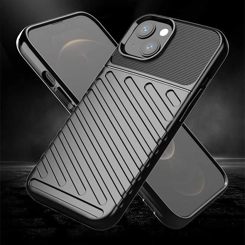 Hurtel Thunder dėklas skirtas iPhone 13 mini, žalias