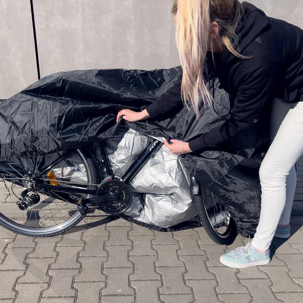 Hurtel Vandeniui atsparus grilio užvalkalas, dviračio dangtis, dviračio užvalkalas, sodo baldų užvalkalas, XL dangtis juodas