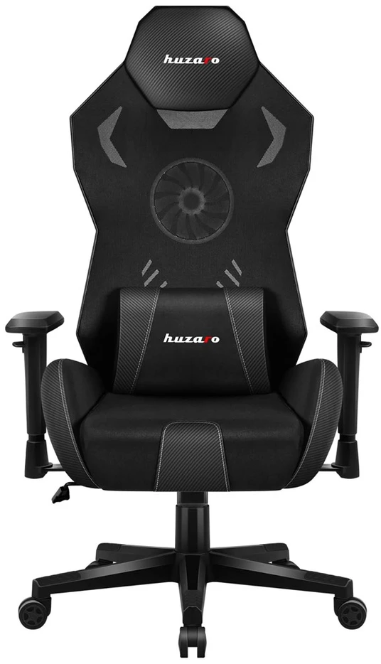 Huzaro Combat 7.6 RGB Juodas žaidimų kėdė su ventiliatoriumi