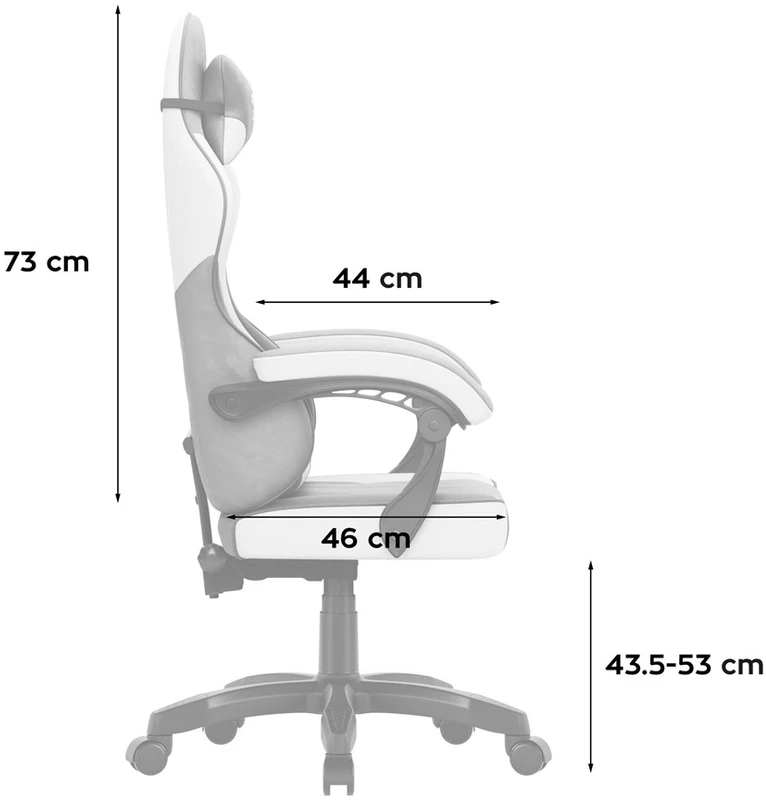Huzaro Force 2.7 Pilkas Gaming Chair