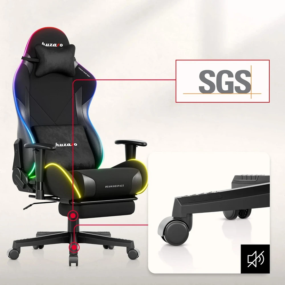 Huzaro Force 5.7 RGB žaidimų kėdė