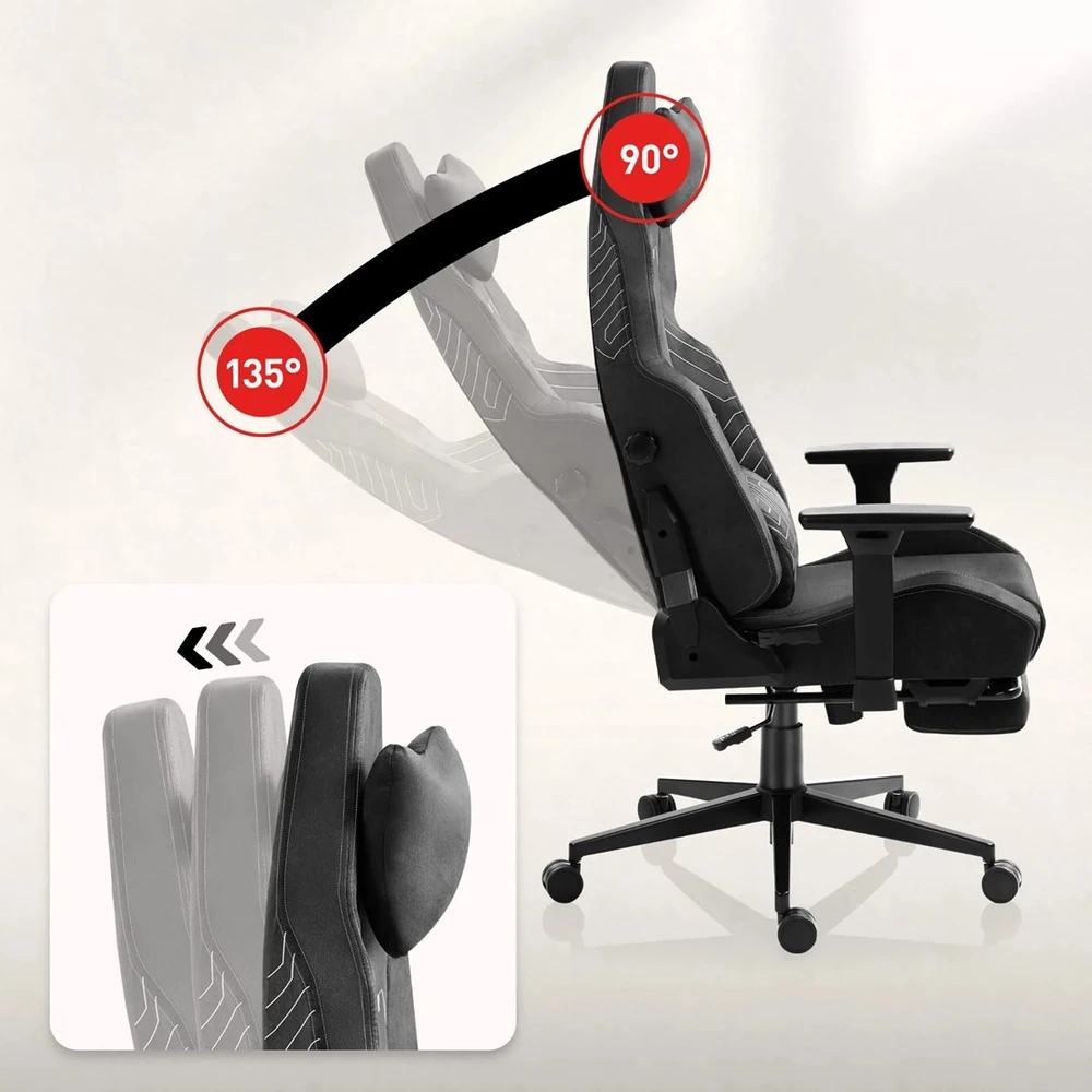 Huzaro Force 8.1 Juodas Gaming Chair