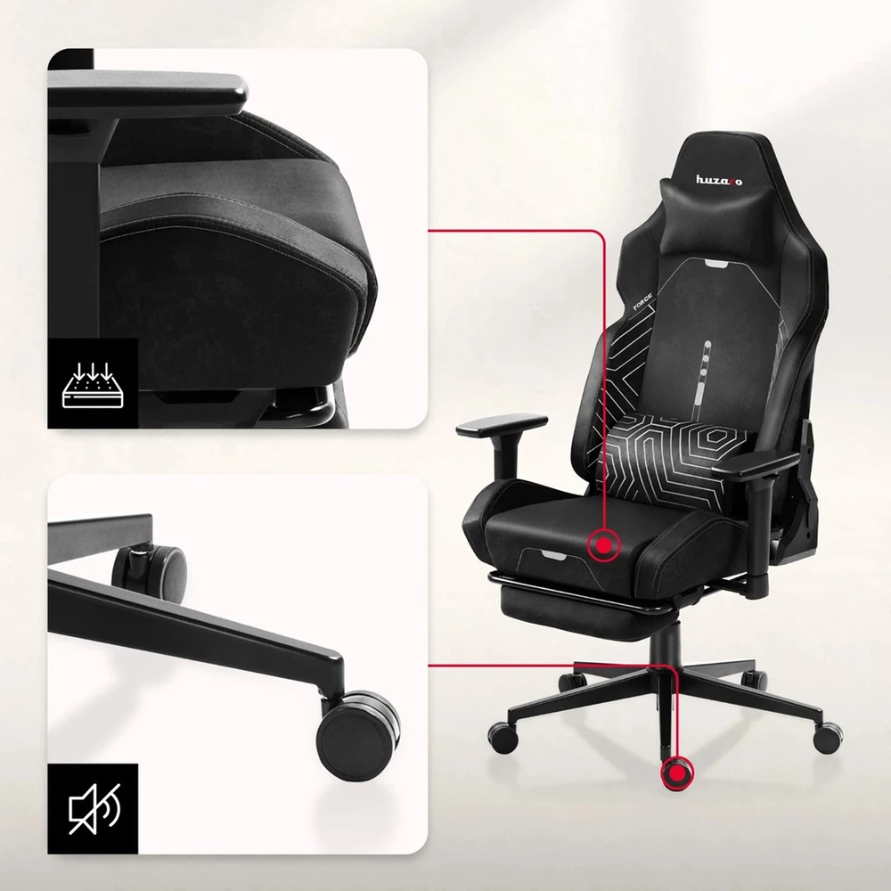 Huzaro Force 8.1 Juodas Gaming Chair