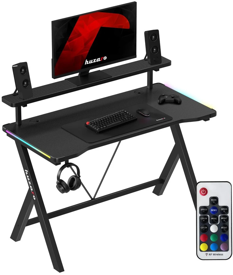 Huzaro Hero 1.9 RGB Juodas