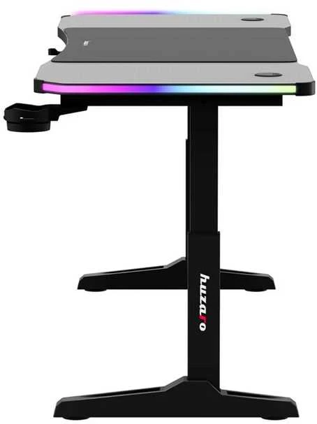 Huzaro Hero 4.6 RGB Juodas Gaming Desk
