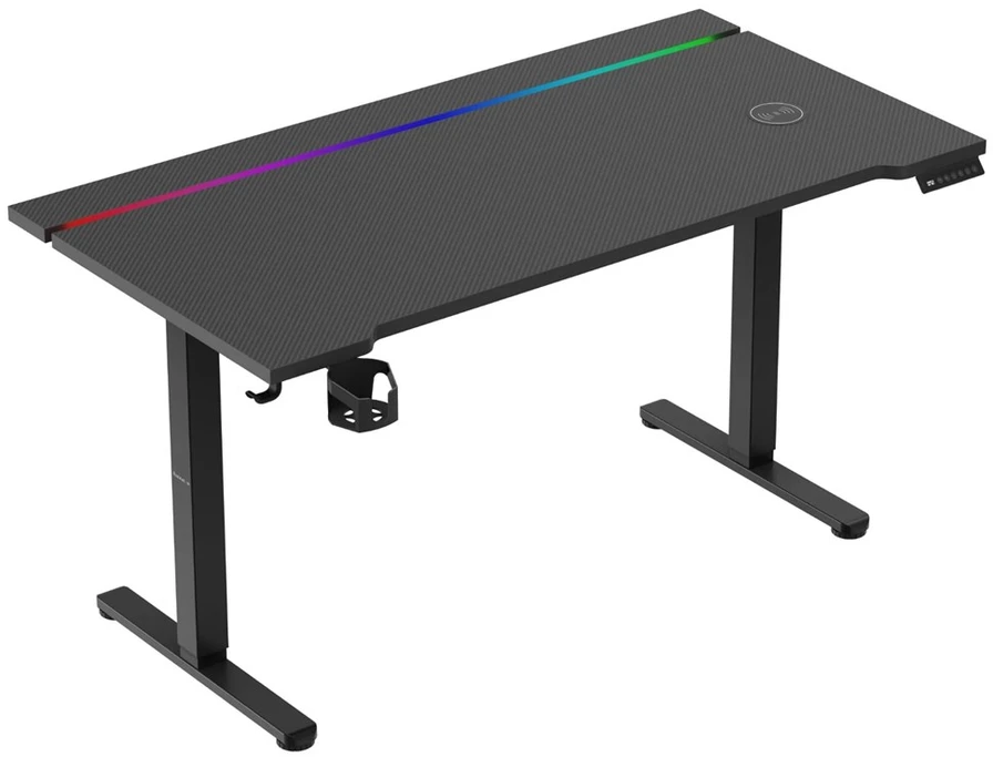 Huzaro Hero 8.7 RGB Electric Gaming Desk – Juodas