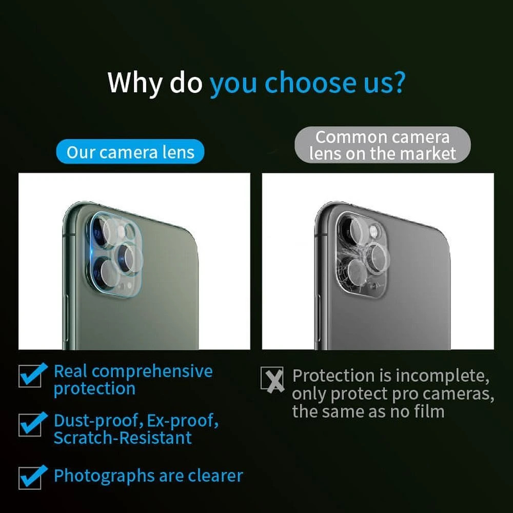 Hibridinis kameros objektyvo stiklas, skirtas „iPhone 17 Air Bestsuit Flexible“