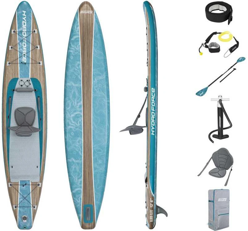 Bestway Hydro Force Glider Elite 6532G 381x79x15cm 2in1 pripučiamas rinkinys