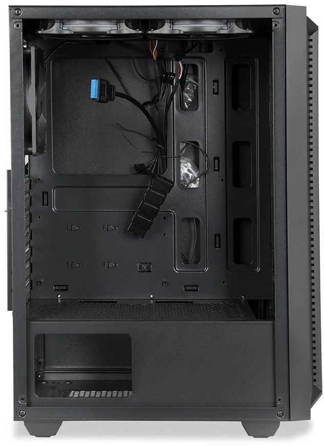 Kompiuterio Korpusas - iBox CETUS 906 ATX Midi Tower 29cm GPU 16cm CPU Aušintuvas Juodas