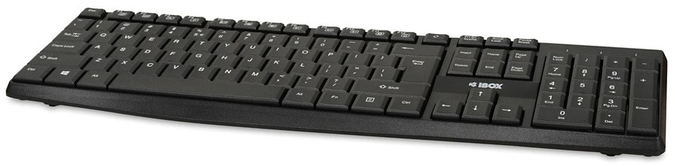 iBox IKC2010B klaviatūra Home USB QWERTY English Juodas