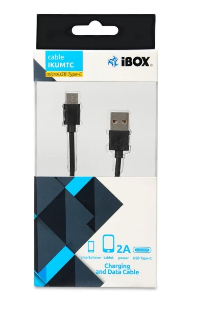 IBOX USB Type-C 1m 2A laidas