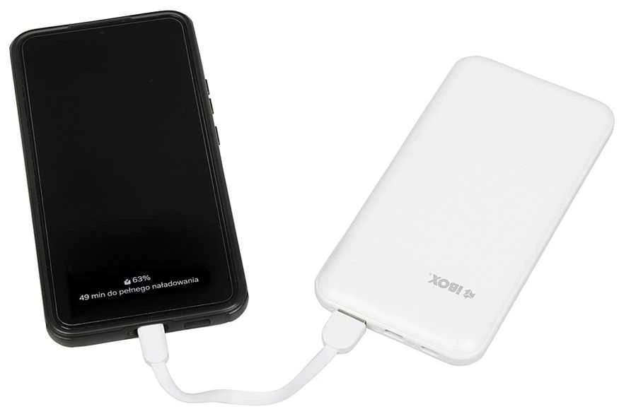 Nešiojamas Įkroviklis - iBox IPB10 10000mAh Quick Charge 3.0 Power Delivery 3.0 Baltas