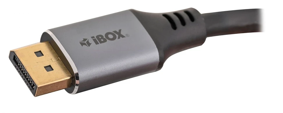 „iBox ITVDP013 DisplayPort“ kabelis 4K 60Hz auksinis kištukas 3 m