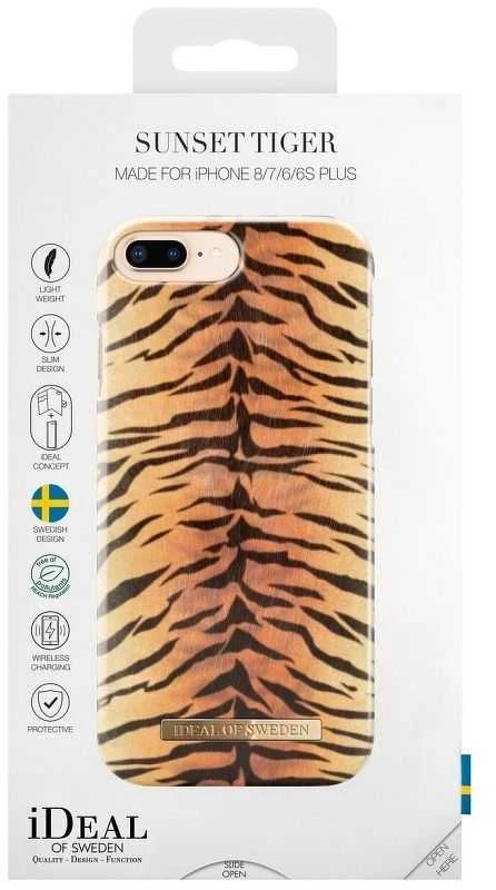 partnertele iDeal of Sweden dėklas, skirtas iPhone 6S PLUS / 7 PLUS / 8 PLUS Sunset Tiger