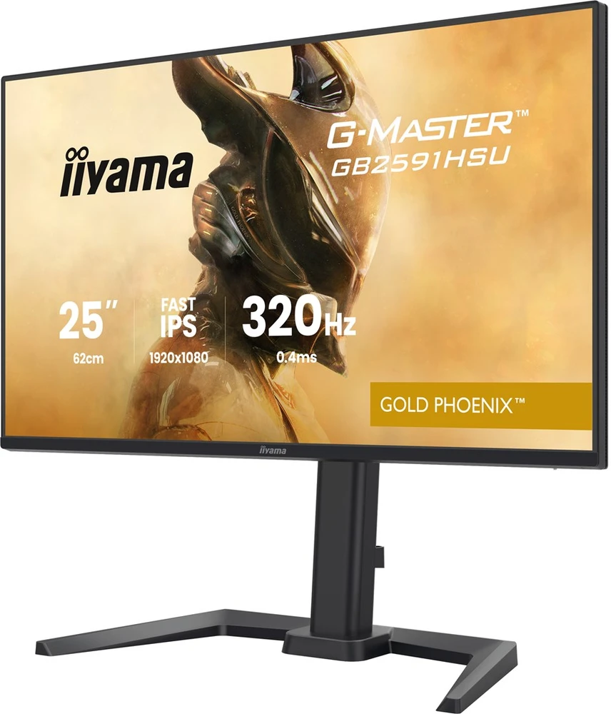 Monitorius iiyama G-Master GB2591HSU-B1 Gold Phoenix - 320Hz | Full HD | Fast IPS | 24.5" | HDMI 2.1 | DP 1.4 | HDR10 | USB-C