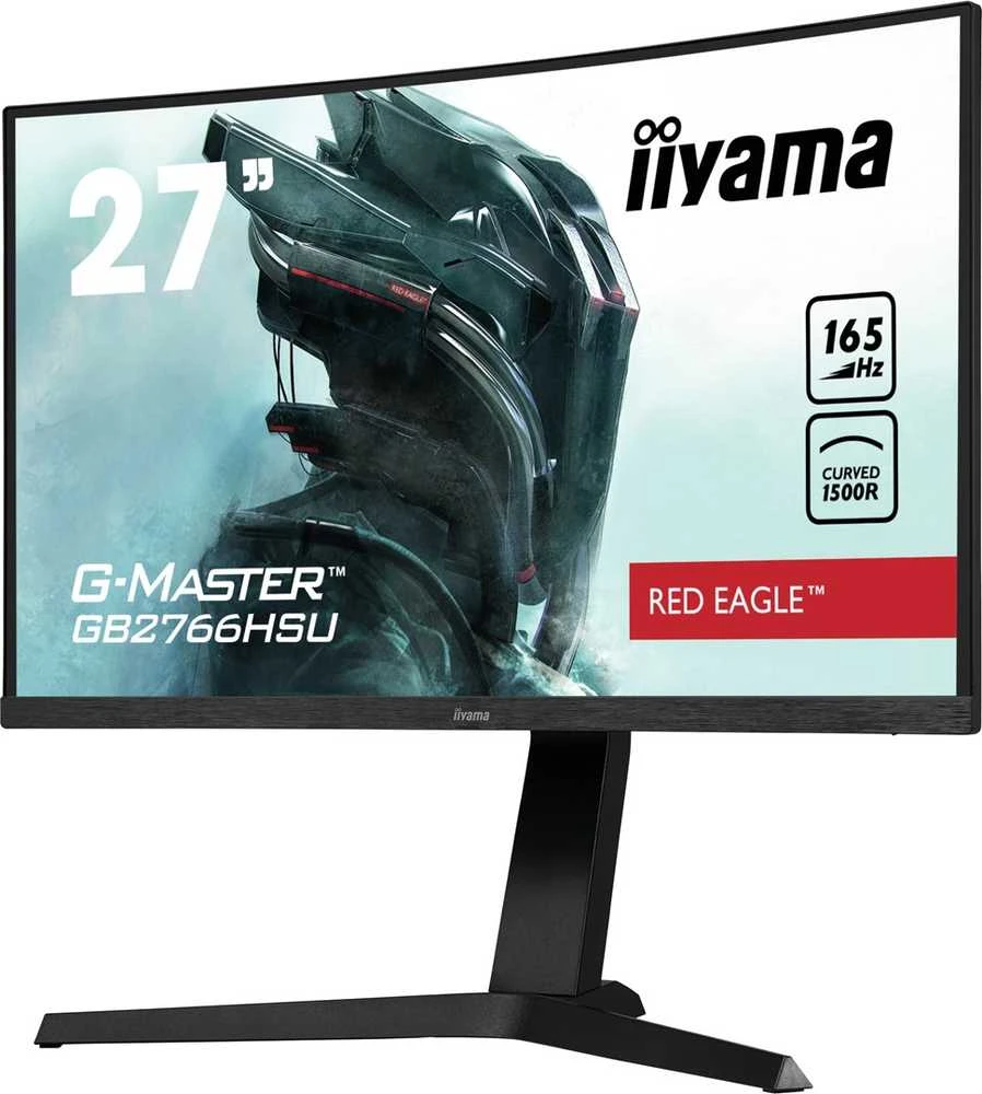 IIYAMA GB2766HSU-B1 27 colių ETE VA FHD Curved Gaming 1500R 16:9 3000:1 250cd/m2 1ms 2xHDMI