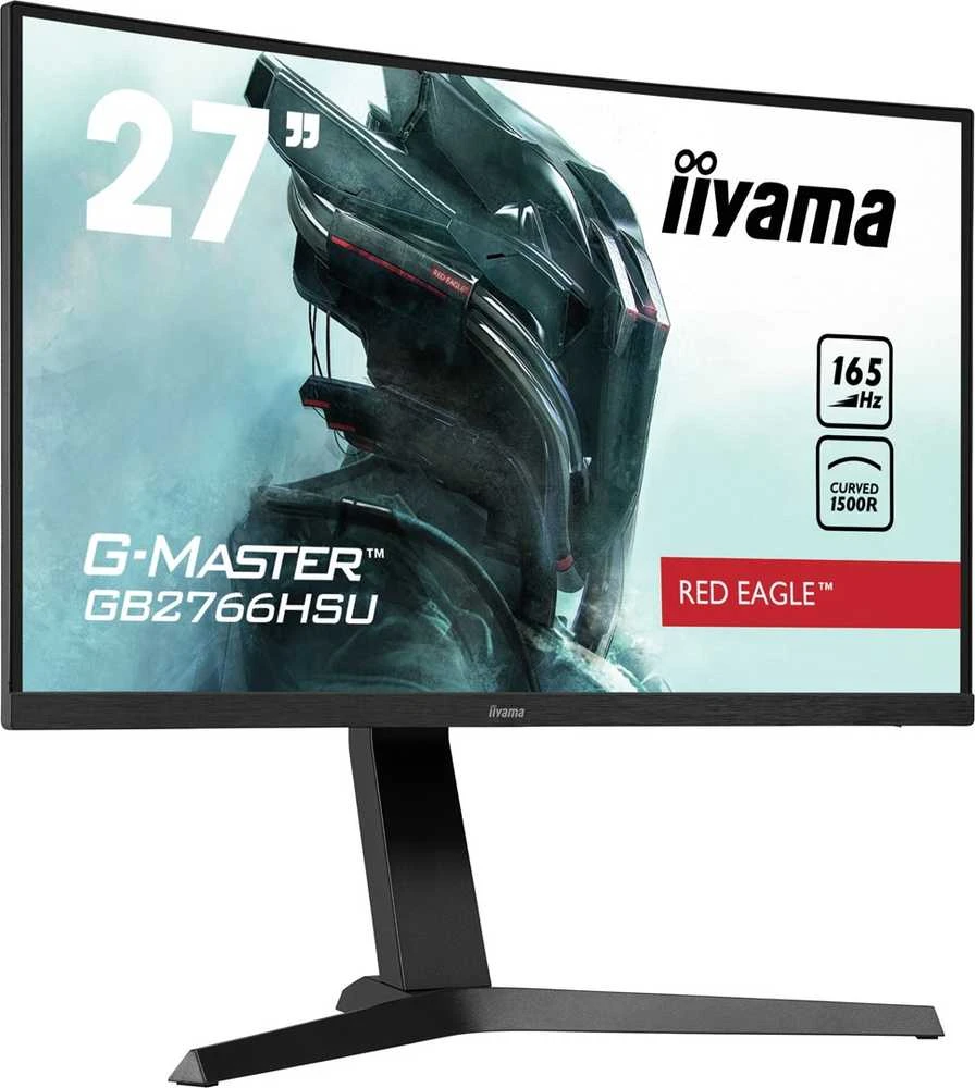 Monitorius IIYAMA GB2766HSU-B1 27 colių ETE VA FHD Curved Gaming 1500R 16:9 3000:1 250cd/m2 1ms 2xHDMI