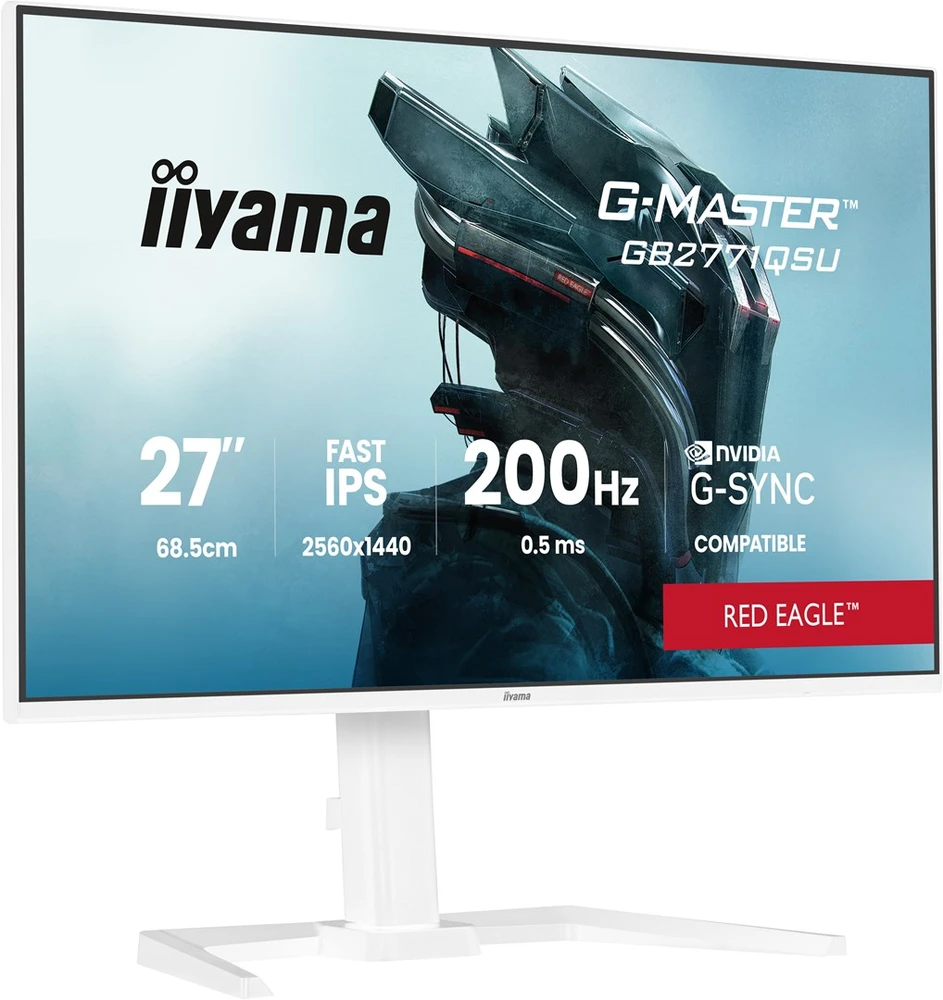 Monitorius iiyama G-MASTER GB2771QSU-W1 27" WQHD 200Hz