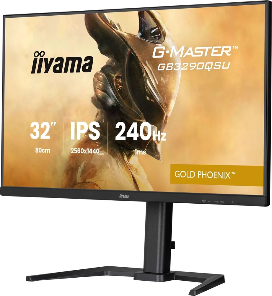 Monitorius „iiyama G-Master GB3290QSU-B1“ auksinis „Phoenix“ – 240 Hz | QHD | IPS | 31,5 colio