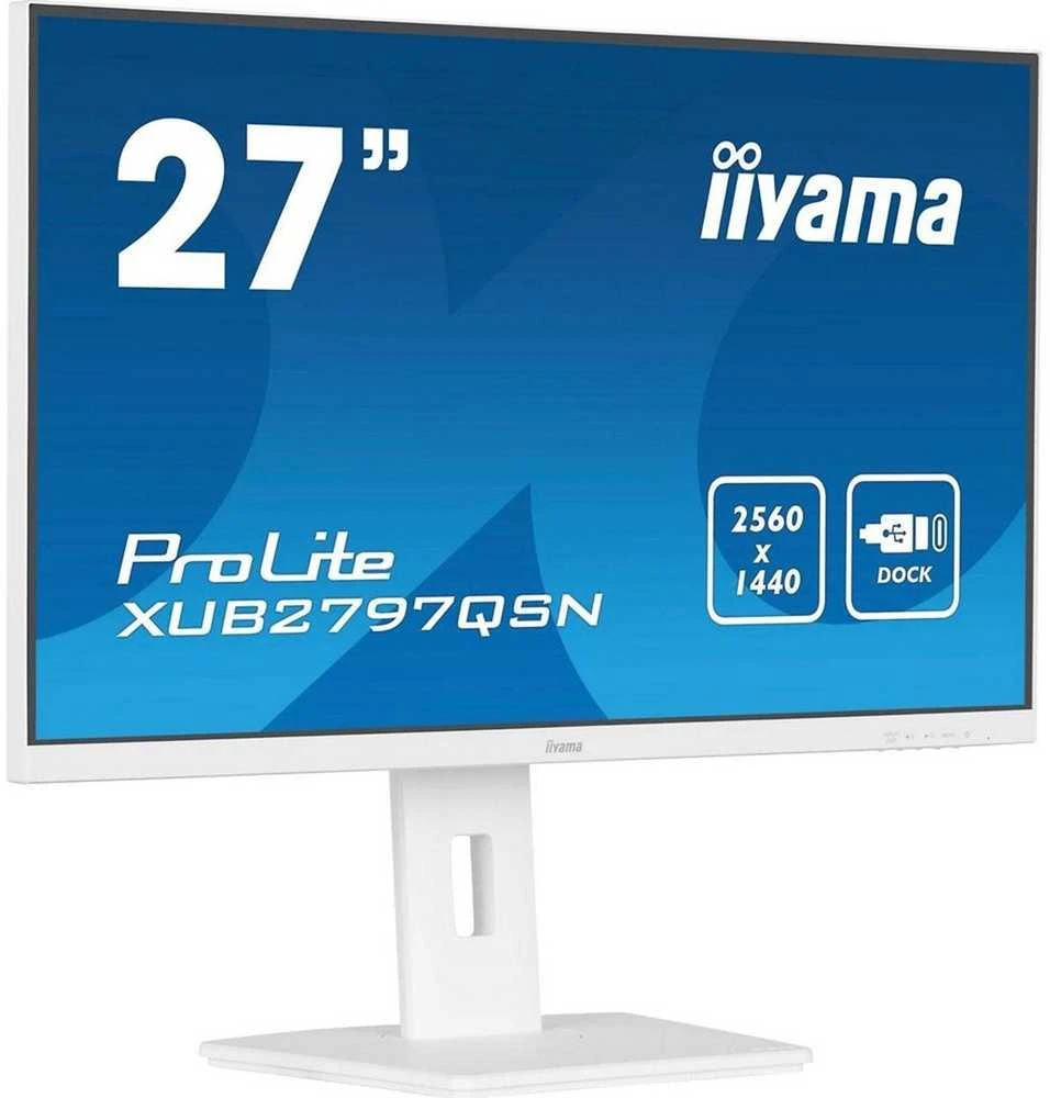 Monitorius IIYAMA XUB2797QSN-W2 27 colių IPS 2560x1440 300cd/m2 1ms HDMI DP USB