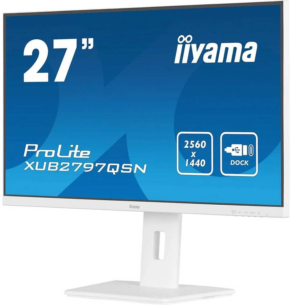 Monitorius IIYAMA XUB2797QSN-W2 27 colių IPS 2560x1440 300cd/m2 1ms HDMI DP USB