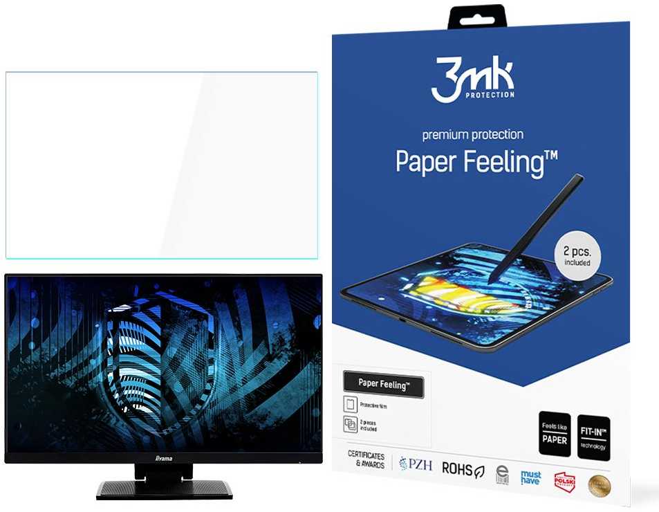 3Mk Protection iiYama PROLITE T2454MSC-B1AG - iki 25" 3mk Paper Feeling