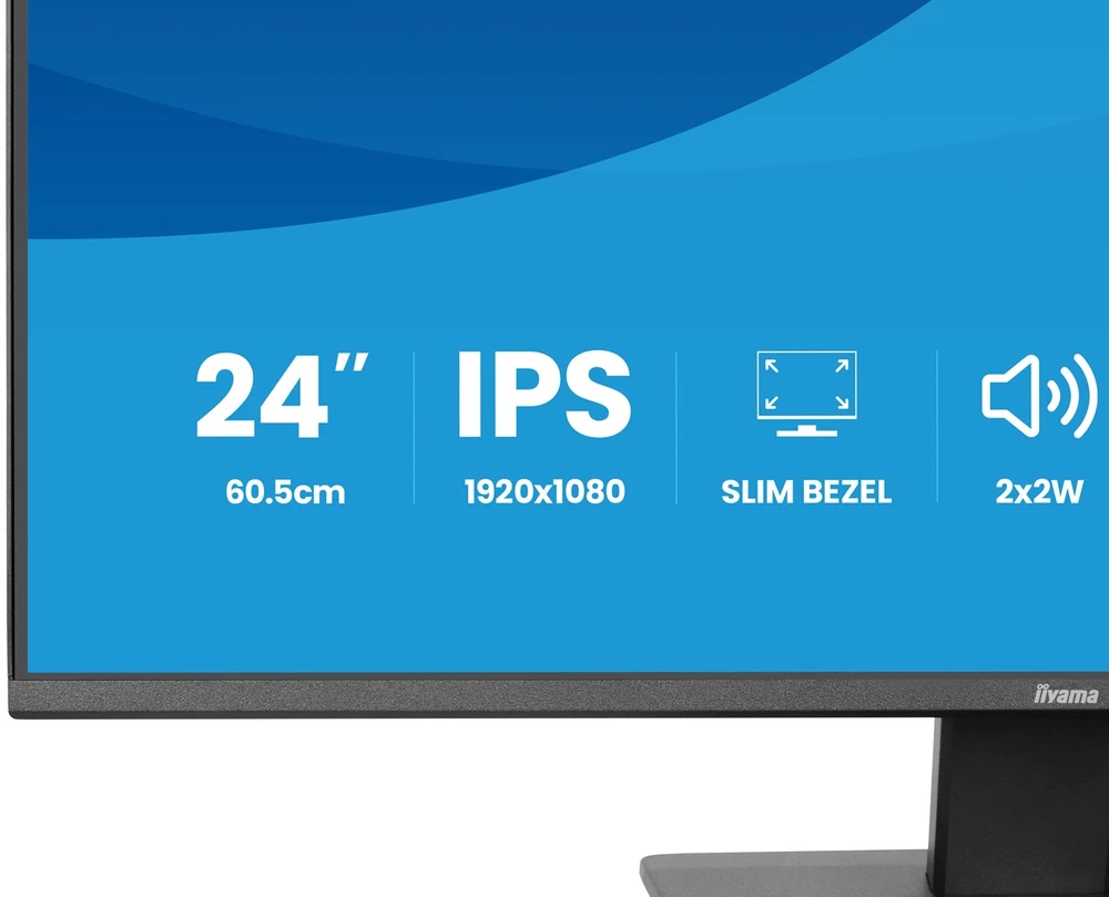 iiyama ProLite X2493HSU-B1 computer monitorius 60.5 cm (23.8") 1920 x 1080 pikselių Full HD LED Juodas