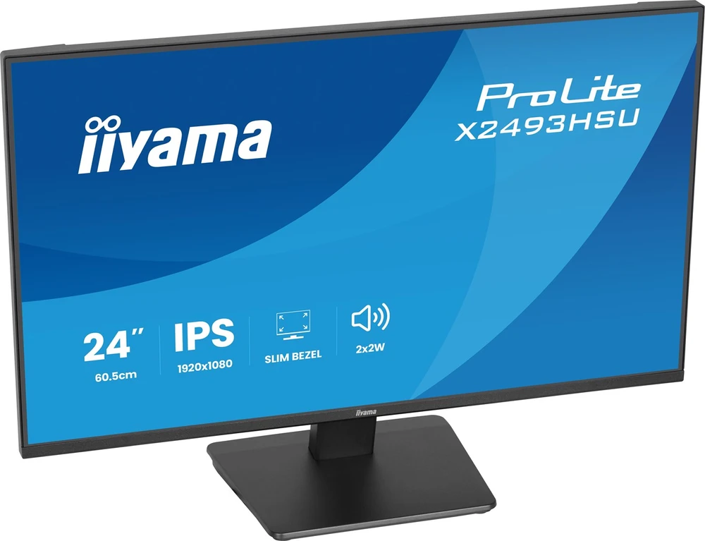 iiyama ProLite X2493HSU-B1 computer monitorius 60.5 cm (23.8") 1920 x 1080 pikselių Full HD LED Juodas