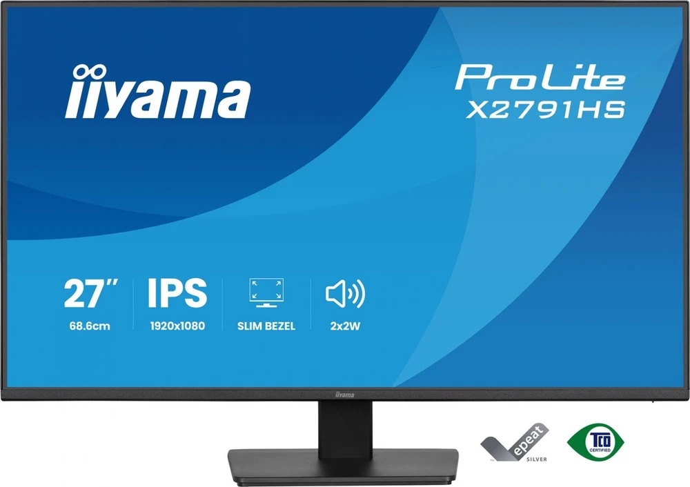 iiyama ProLite X2791HS-B1 computer monitorius 68.6 cm (27") 1920 x 1080 pikselių Full HD LED Juodas