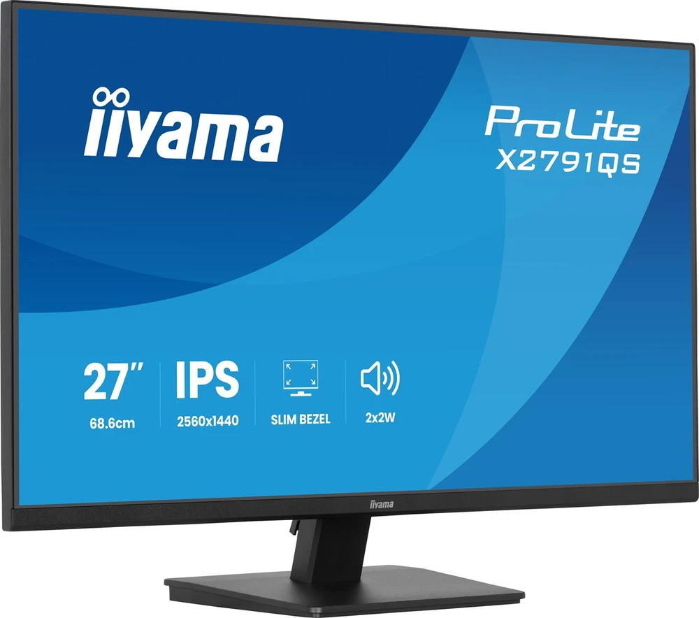 iiyama ProLite X2791QS-B1 computer monitorius 68.6 cm (27") 2560 x 1440 pikselių Quad HD LED Juodas