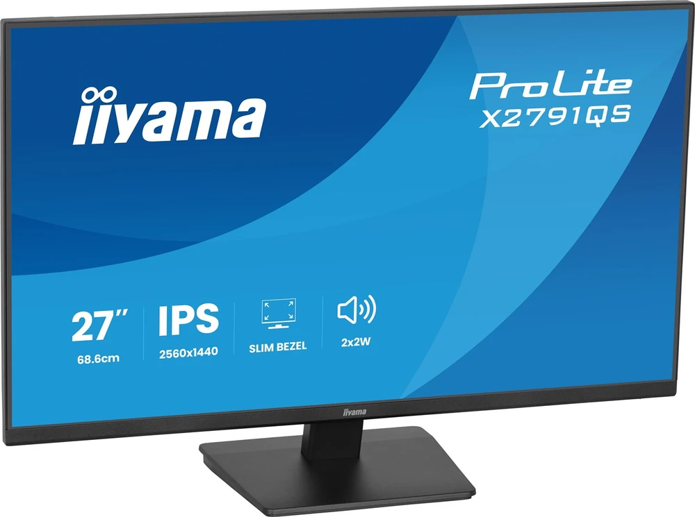 iiyama ProLite X2791QS-B1 computer monitorius 68.6 cm (27") 2560 x 1440 pikselių Quad HD LED Juodas