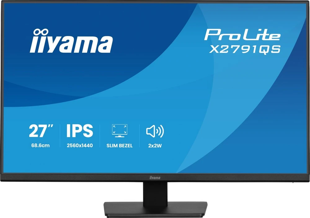 iiyama ProLite X2791QS-B1 computer monitorius 68.6 cm (27") 2560 x 1440 pikselių Quad HD LED Juodas