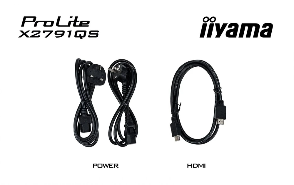 iiyama ProLite X2791QS-B1 computer monitorius 68.6 cm (27") 2560 x 1440 pikselių Quad HD LED Juodas