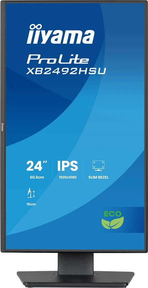 iiyama ProLite XB2492HSU-B1 computer monitorius 60.5 cm (23.8") 1920 x 1080 pikselių Full HD LED Juodas
