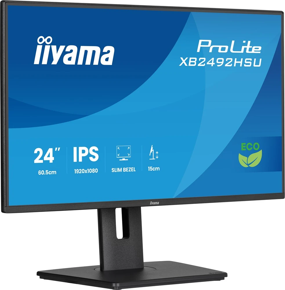 iiyama ProLite XB2492HSU-B1 computer monitorius 60.5 cm (23.8") 1920 x 1080 pikselių Full HD LED Juodas