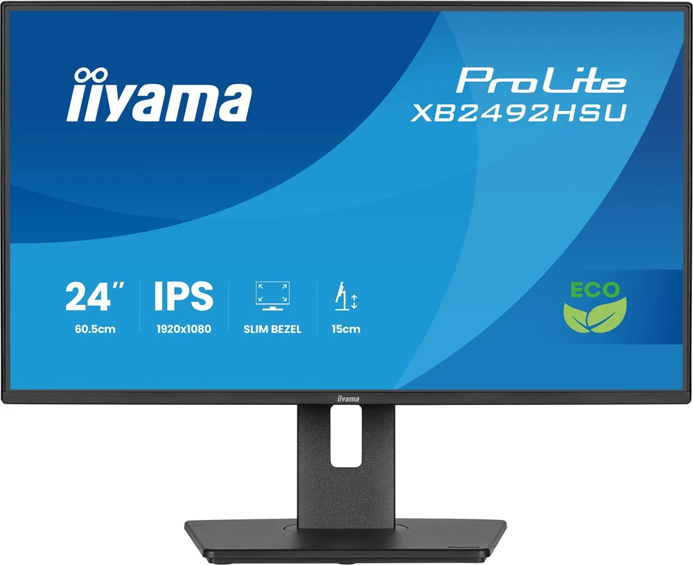 iiyama ProLite XB2492HSU-B1 computer monitorius 60.5 cm (23.8") 1920 x 1080 pikselių Full HD LED Juodas