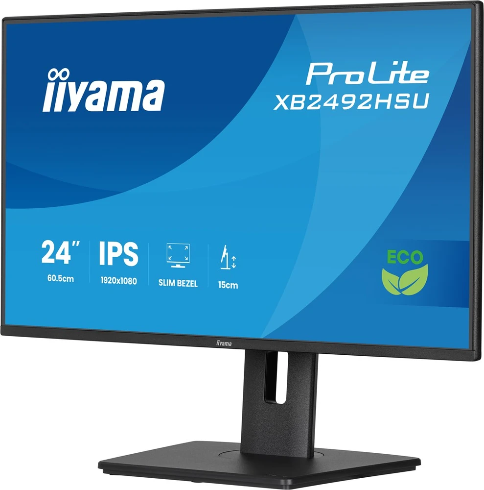iiyama ProLite XB2492HSU-B1 computer monitorius 60.5 cm (23.8") 1920 x 1080 pikselių Full HD LED Juodas