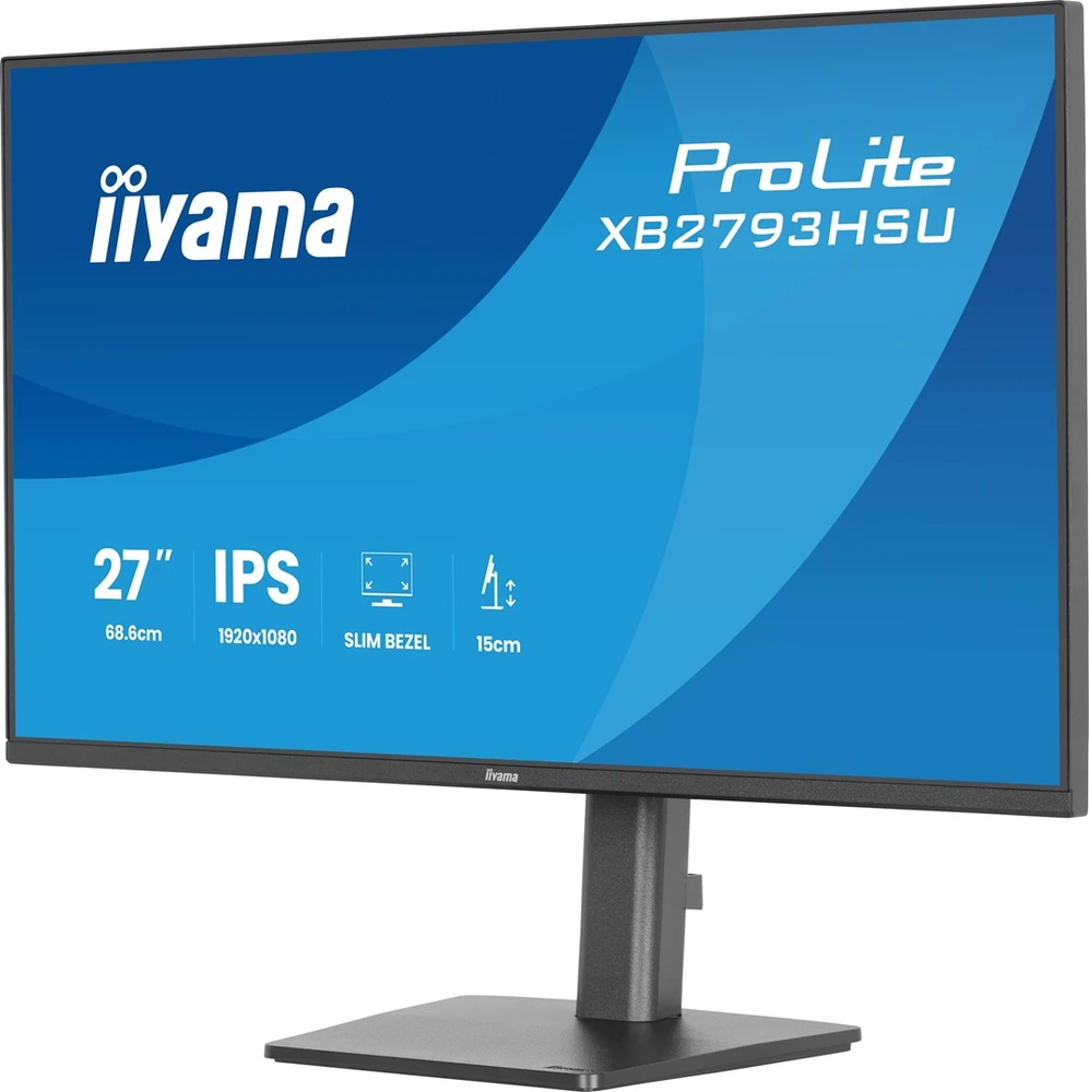 iiyama ProLite XB2793HSU-B1 computer monitorius 68.6 cm (27") 1920 x 1080 pikselių Full HD LED Juodas