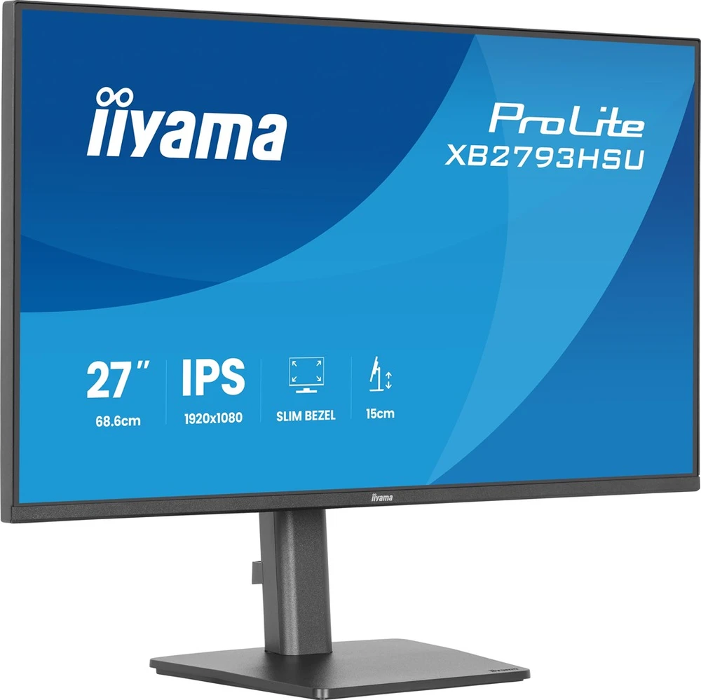 iiyama ProLite XB2793HSU-B1 computer monitorius 68.6 cm (27") 1920 x 1080 pikselių Full HD LED Juodas