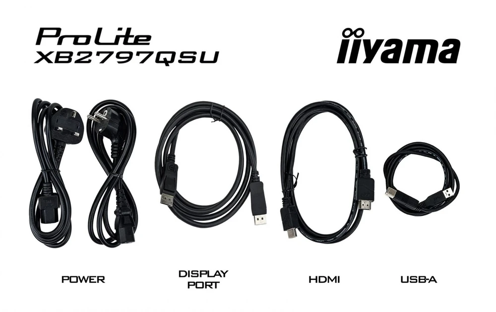 iiyama ProLite XB2797QSU-B1 computer monitorius 68.6 cm (27") 2560 x 1440 pikselių Quad HD LED Juodas