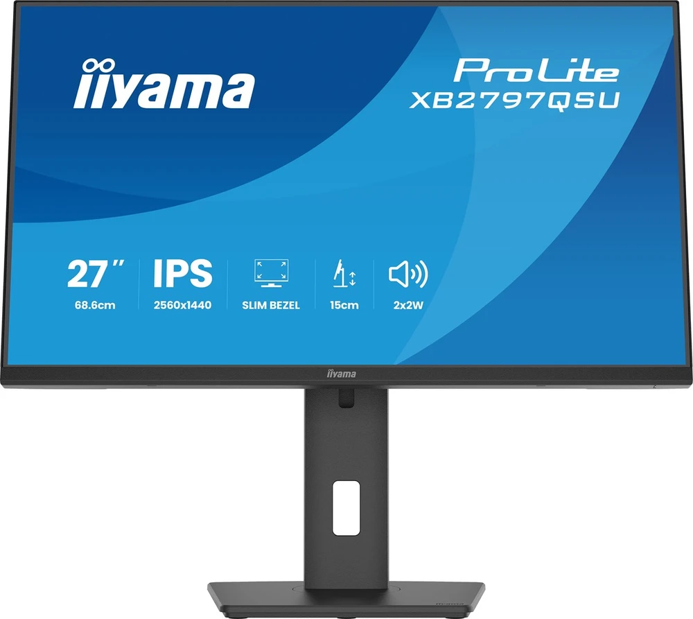 iiyama ProLite XB2797QSU-B1 computer monitorius 68.6 cm (27") 2560 x 1440 pikselių Quad HD LED Juodas
