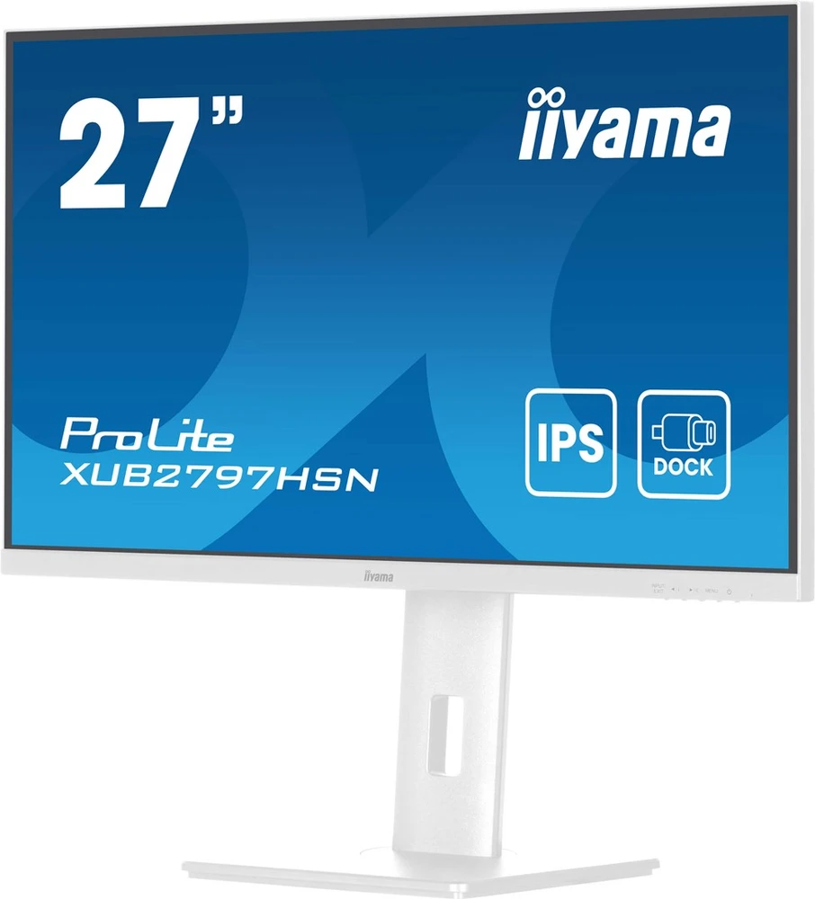 iiyama ProLite XUB2797HSN-W2 computer monitorius 68.6 cm (27") 1920 x 1080 pikselių Full HD LED Baltas
