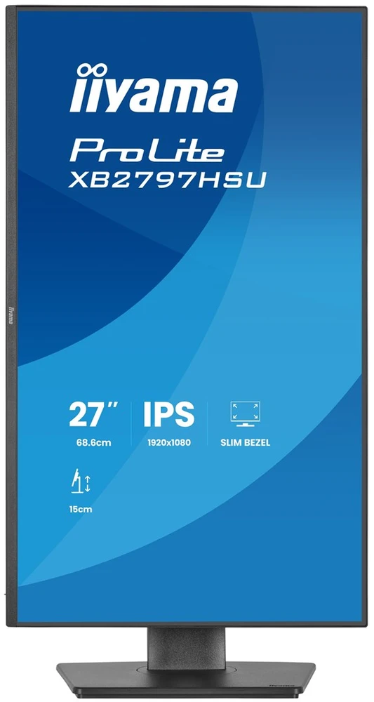 iiyama ProLite XB2797HSU-B1 computer monitorius 68.6 cm (27") 1920 x 1080 pikselių Full HD LED Juodas