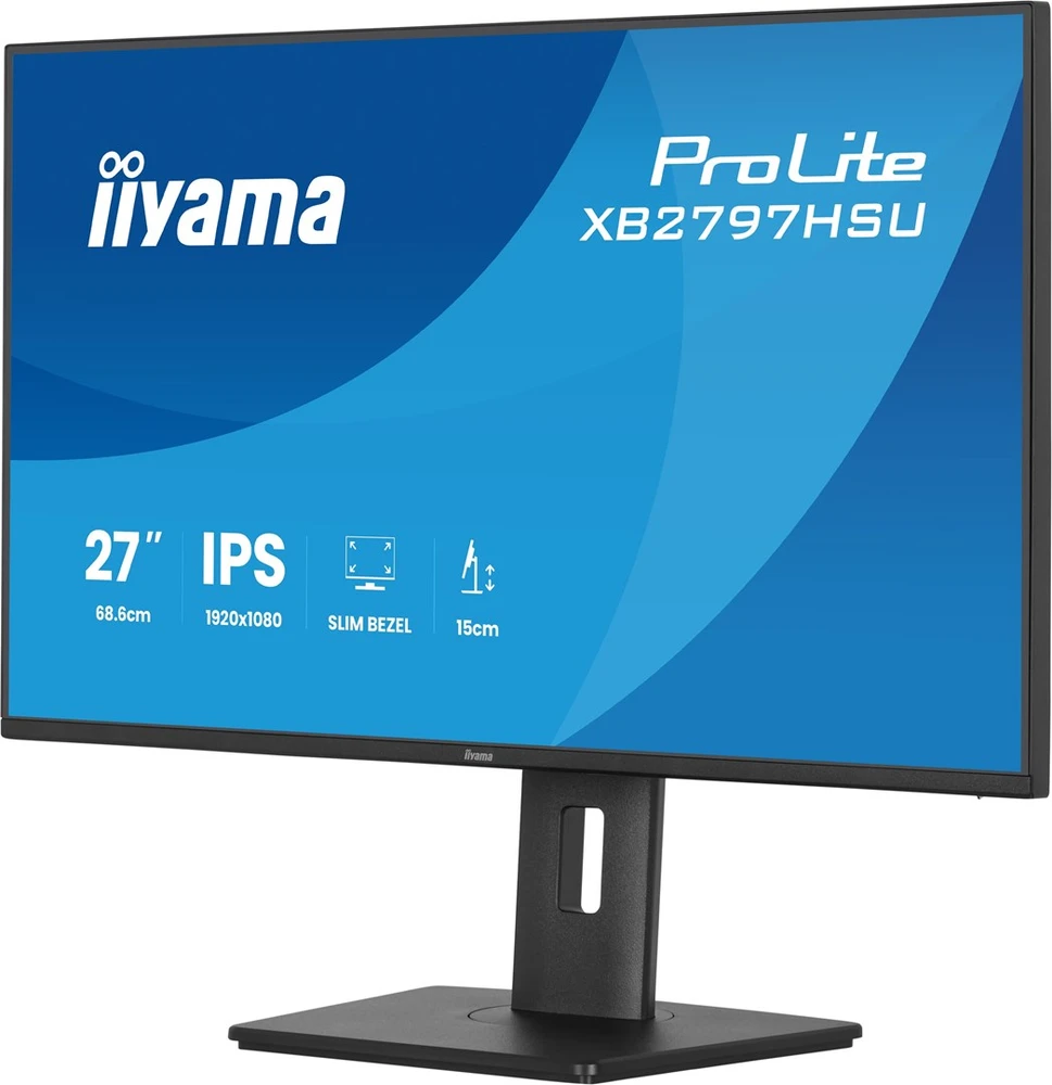 iiyama ProLite XB2797HSU-B1 computer monitorius 68.6 cm (27") 1920 x 1080 pikselių Full HD LED Juodas