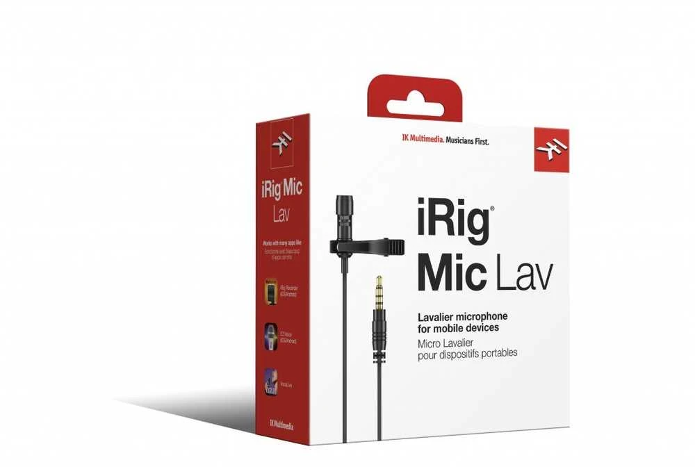 IK Multimedia iRig Mic Lav Juodas Prisegamas mikrofonas