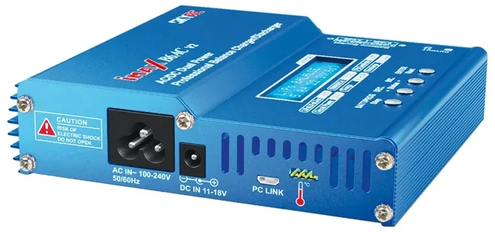 Akumuliatoriaus įkroviklis Li-Pol LiHV SkyRC IMAX B6AC v2 USB su įmontuotu maitinimu