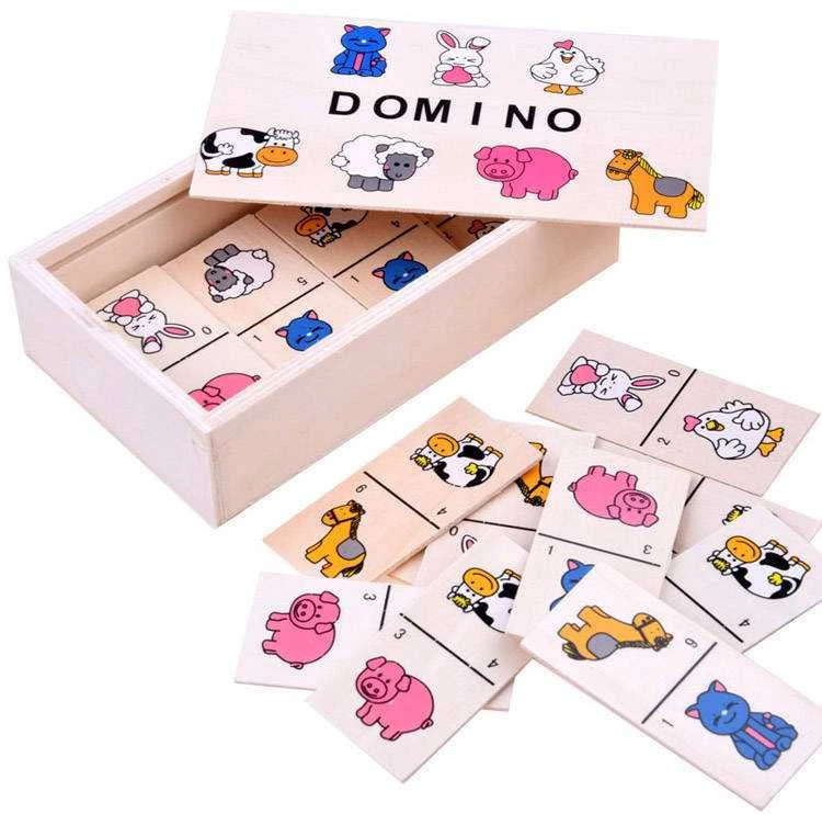 Jokomisiada Illustrated Domino for children of animals ZA2515